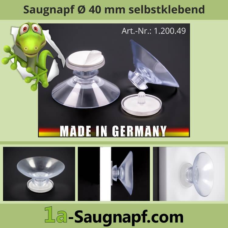 ab 0,34 € Gummisauger 40 mm mit selbstklebender Fläche