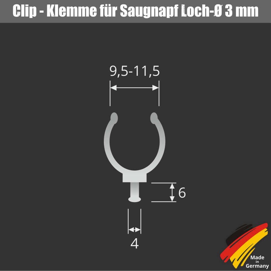 ab 0,28 € Saugnapf 40 mm mit Klemme für Aquarium, Lichterketten, Schläuche, Saugnäpfe, Saugnapf 40 mm kleine Klemme Clip Aquarium  Lichterketten Schläuche - , alles für die  Schilderbefestigung, Glashalter