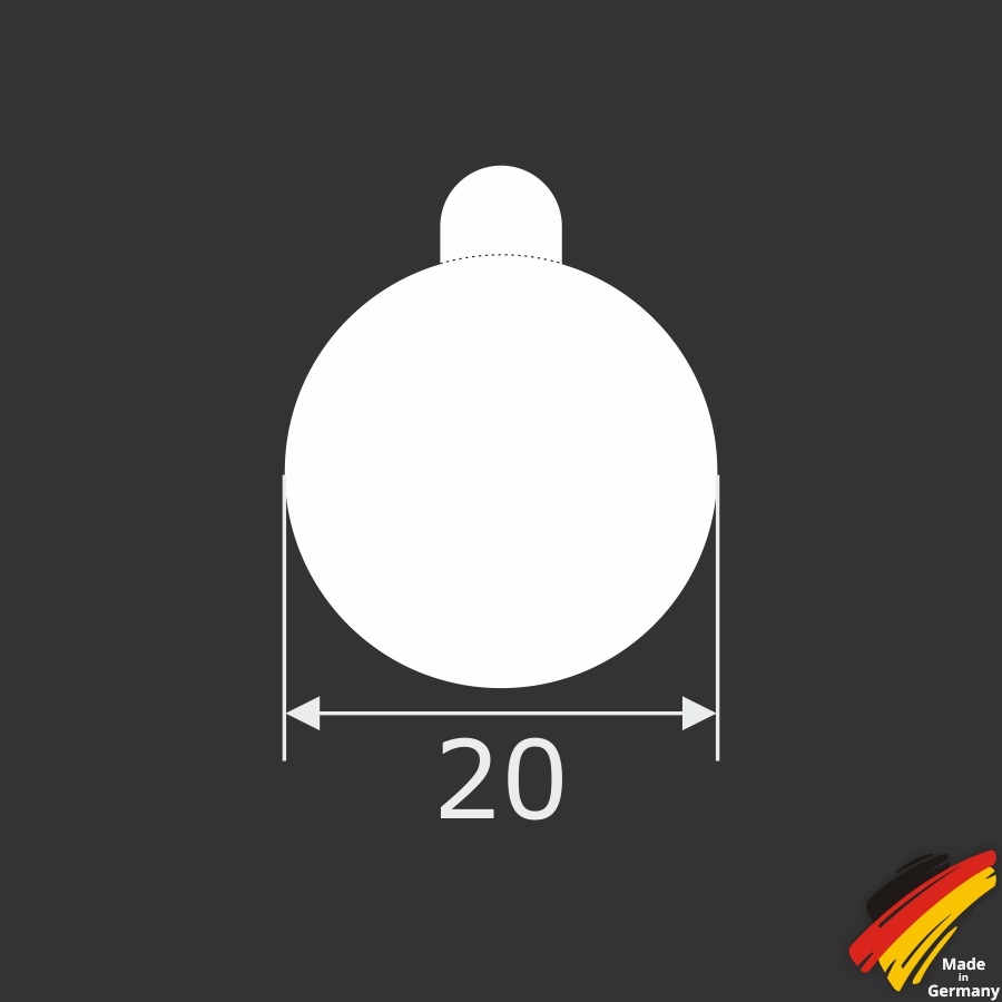 Schaumklebepunkte 40 mm Doppelseitige Klebepunkte mit Schaumträger