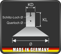 Saugnapf mit Schlitz für Lichterketten Saugnapf mit Schlitz für Lichterketten
